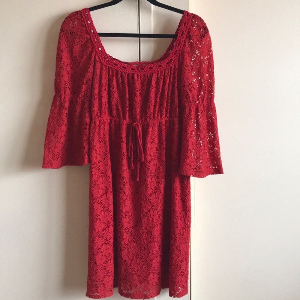 Red dress